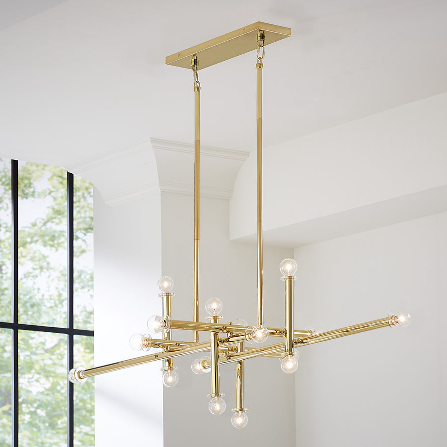 Milano Linear Chandelier Jonathan Adler