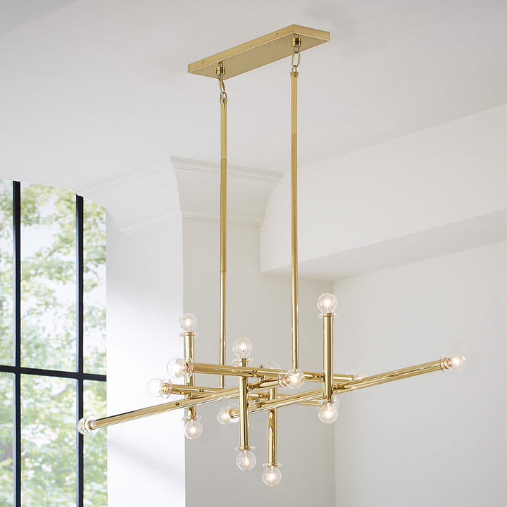 Milano Linear Chandelier Jonathan Adler