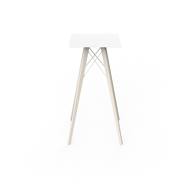 Faz Wood Square High Table Outdoor Vondom