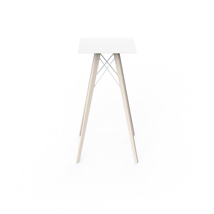 Faz Wood Square High Table Outdoor Vondom