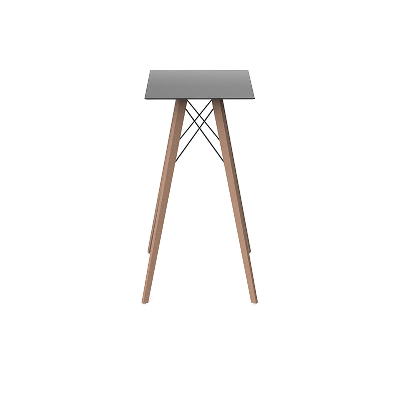 Faz Wood Square High Table Outdoor Vondom