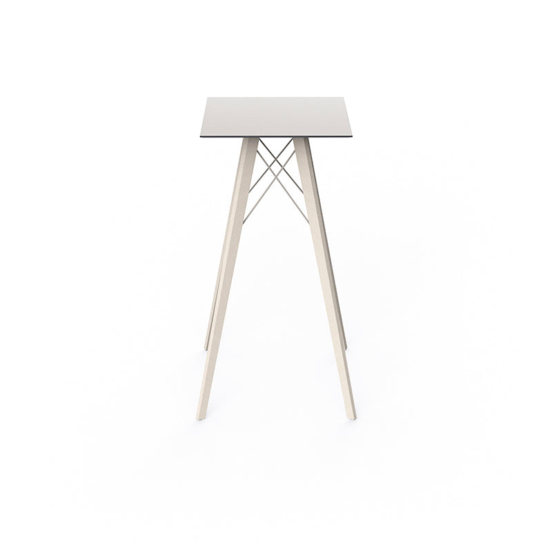 Faz Wood Square High Table Outdoor Vondom