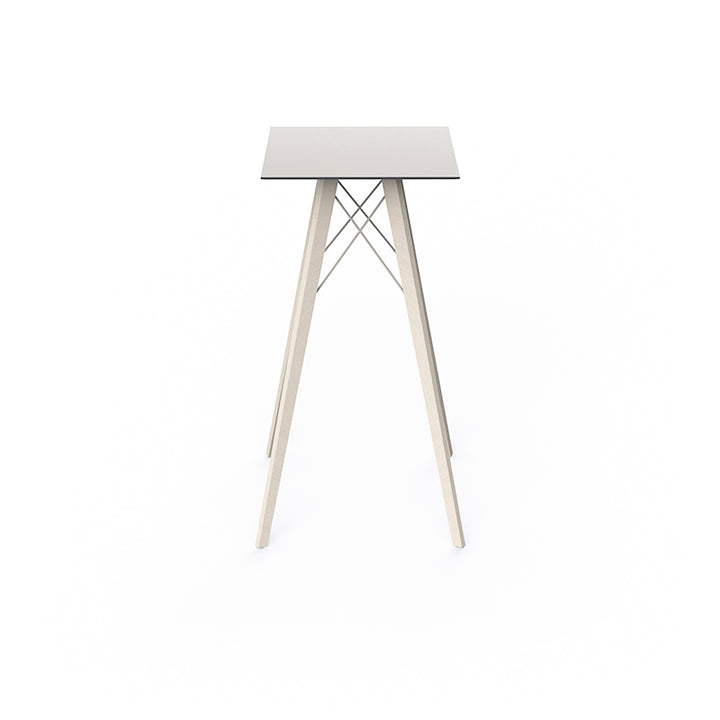 Faz Wood Square High Table Outdoor Vondom