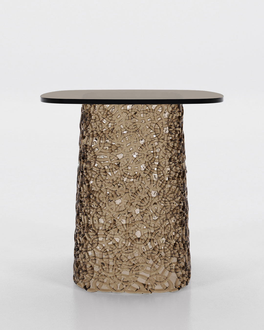 Macrame End Table Bronze Small end Tables Fiam   