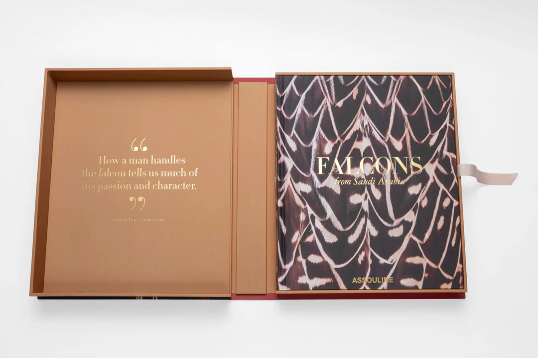 Falcons from Saudi Arabia Book Print Books Assouline