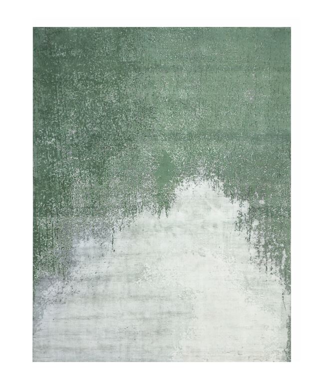 KATERINA JEBB, Fallen White Pigment, 2018 / 2022 Rugs HENZEL STUDIO   