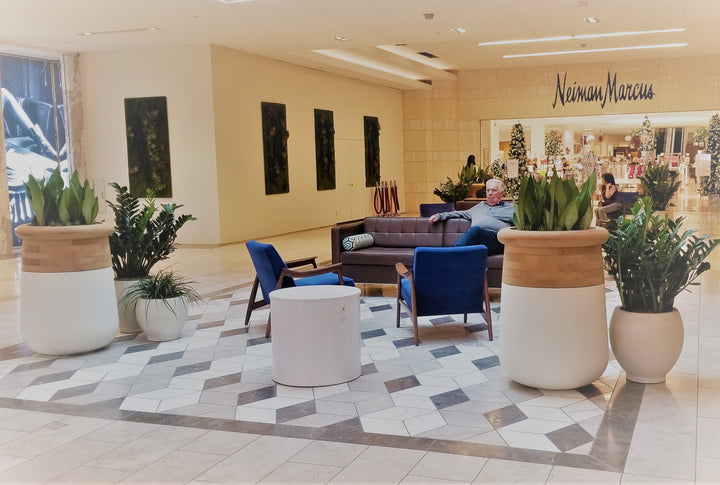 Soma Wood Planter – Medium Outdoor Planters Indigenus