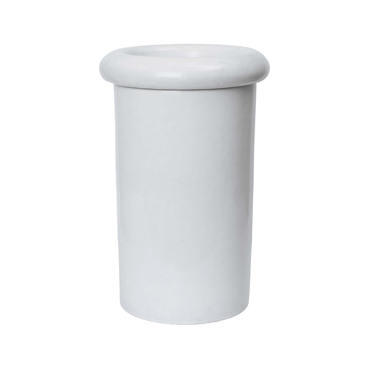 Rollo Outdoor Planter Planters Ferm Living White Large: 18.1 in height