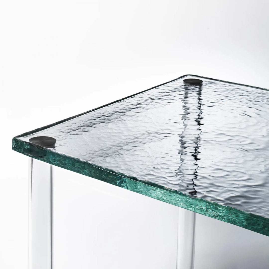 Nesting Coffee Table Coffee Table Glas Italia NES03: L 16.5" x W 16.5" x H 13.4" Transparent glass 