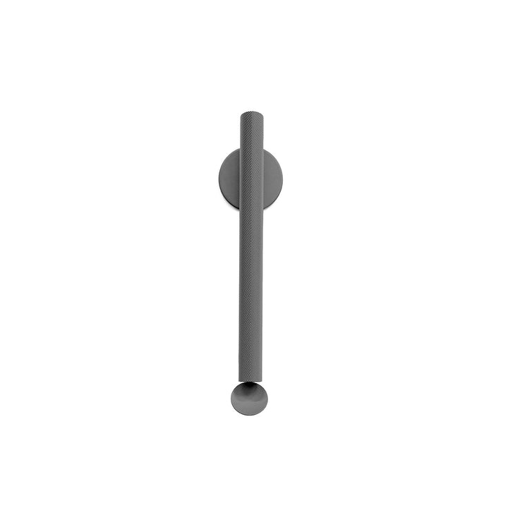 Flauta Spiga Outdoor Wall Sconce FLOS Anthracite Medium: 19.7 in height 2700K - Warm White