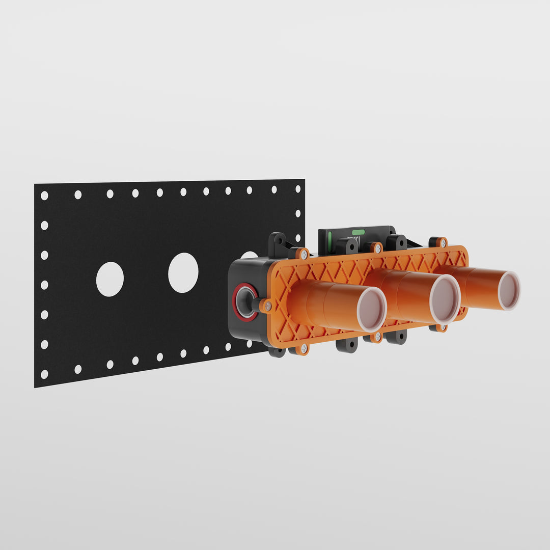 Flessa Three Hole Basin Mixer - 45089 Bathroom Accessories GESSI Cromo  