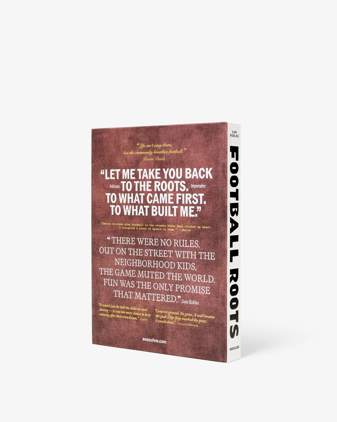 Football Roots: The Spirit of the Game Book Print Books Assouline
