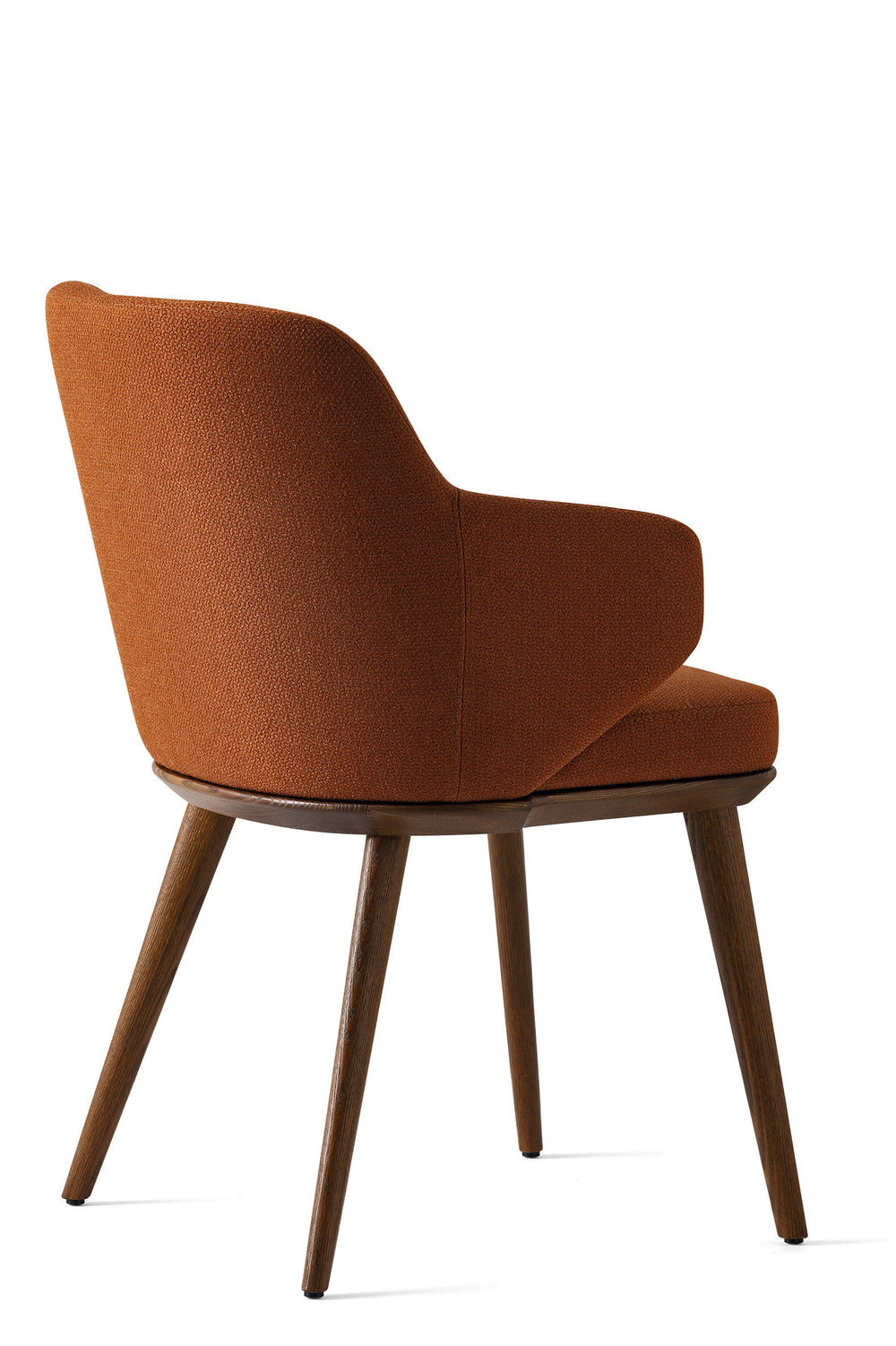 Foyer Chair Walnut Terracotta-2  Calligaris   