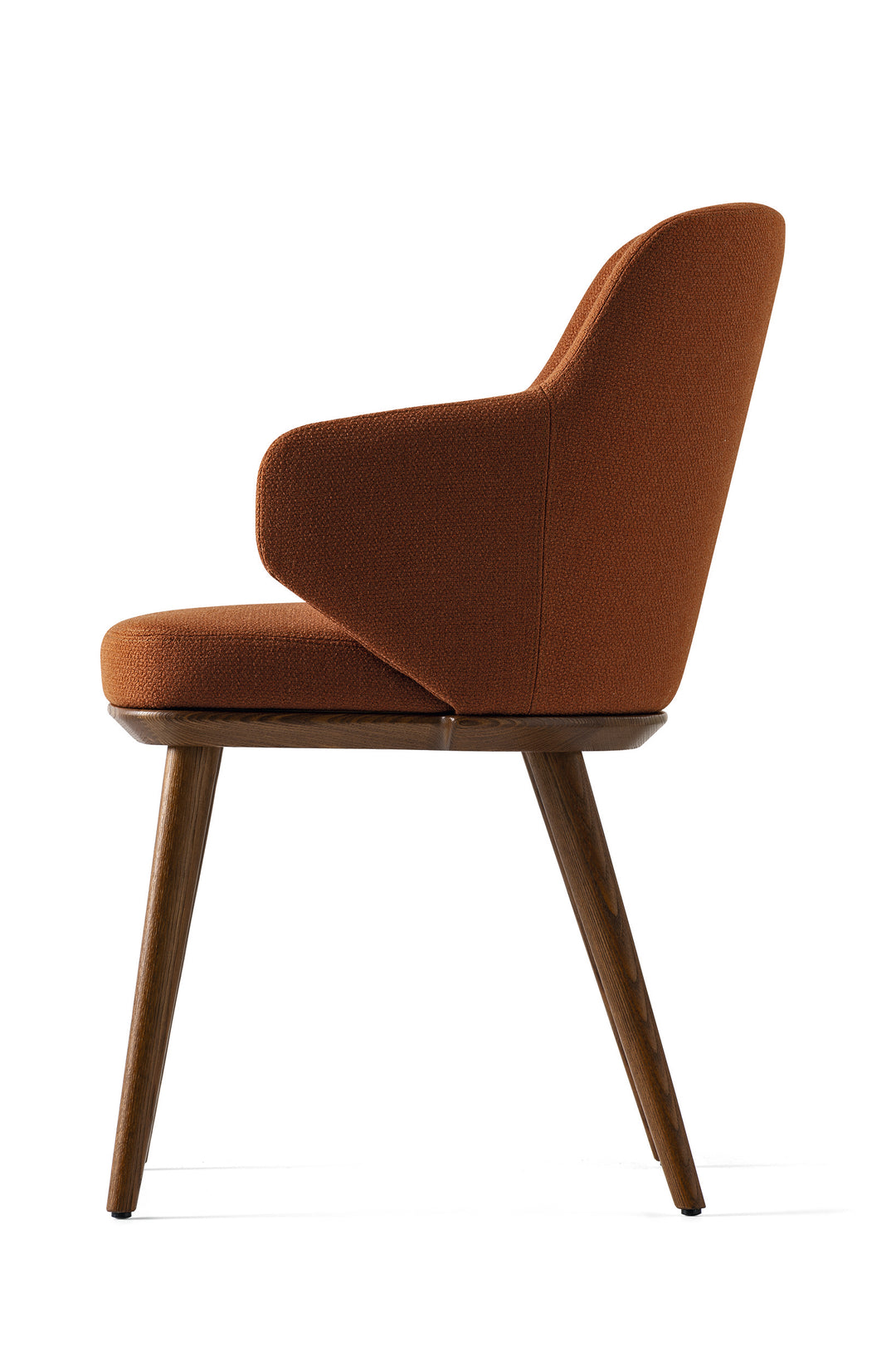 Foyer Chair Walnut Terracotta-2  Calligaris   
