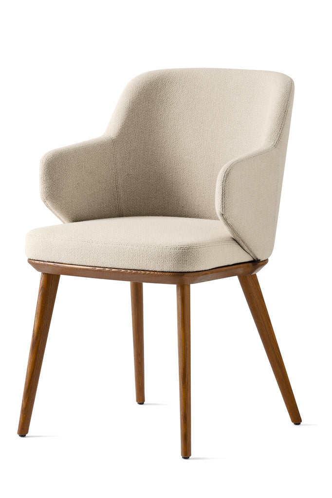 Foyer Chair Walnut Sand-2 – Italian Luxury Interiors