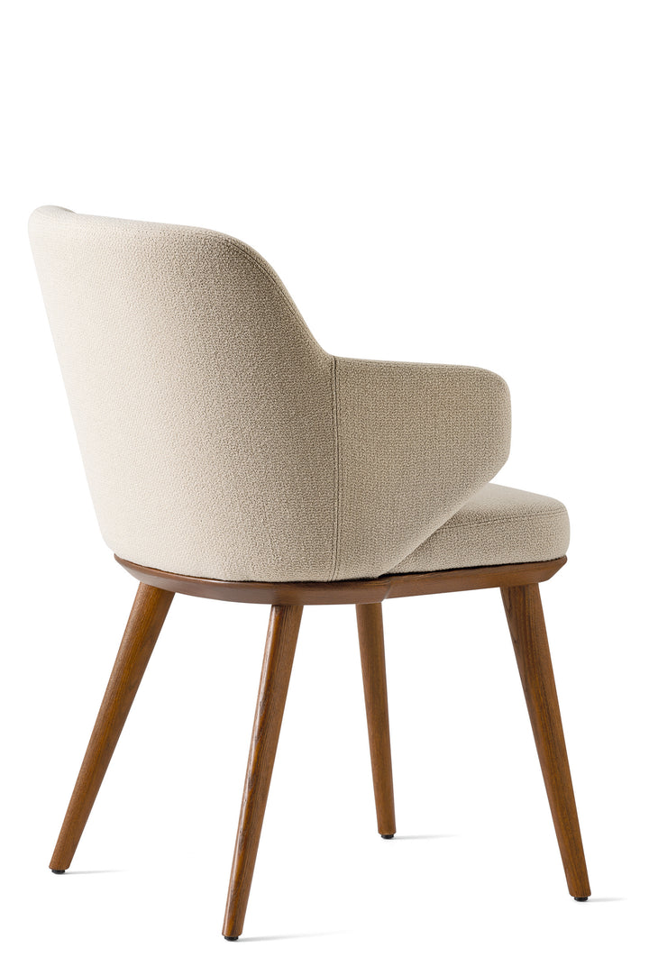 Foyer Chair Walnut Sand-2  Calligaris   