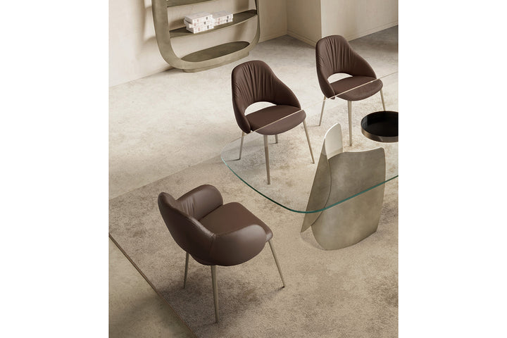 SILHOUETTE METAL DELUXE DINING CHAIR Dining Chair Eforma   