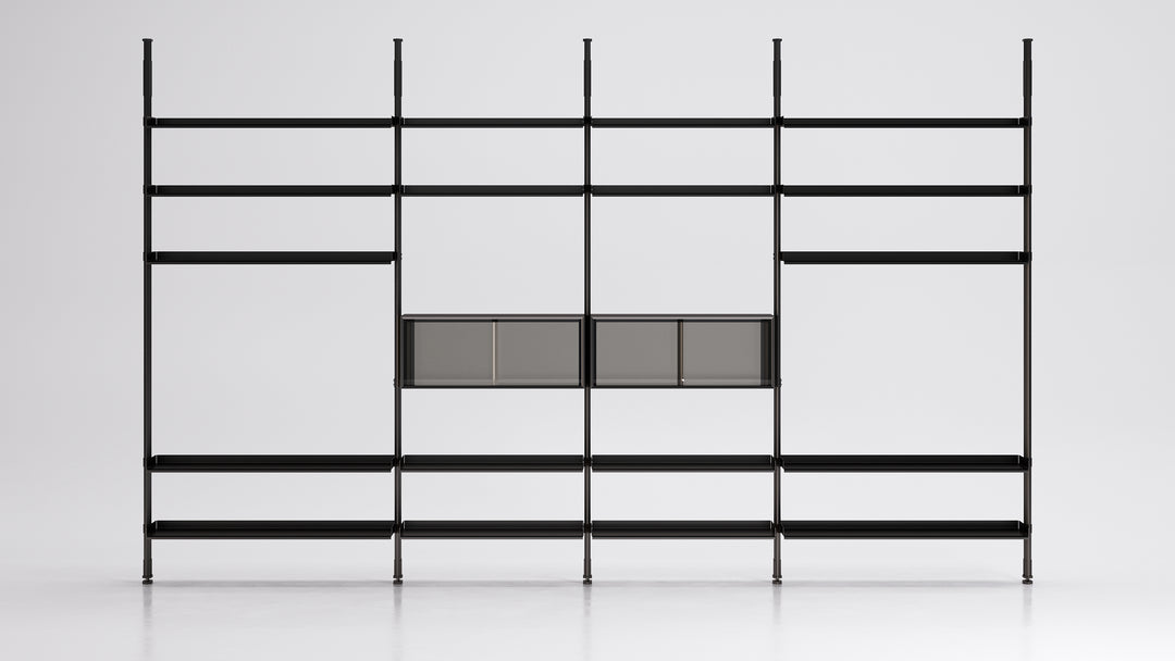 Freeway Bookshelf Composition B Bookcases & Standing Shelves Cattelan Italia   