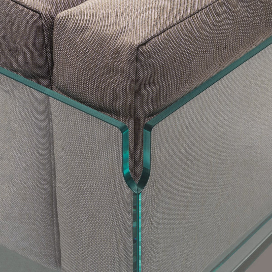 Crystal Lounge Sofa Sofa Glas Italia   