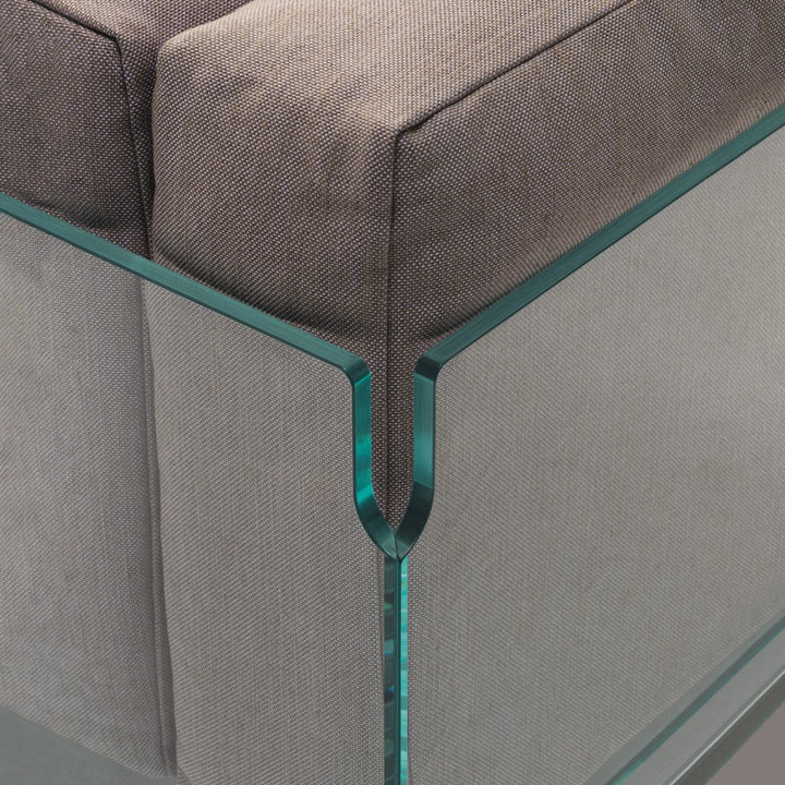 Crystal Lounge Sofa Sofa Glas Italia   