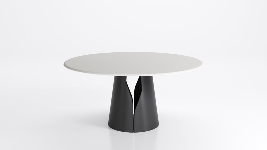 Giano Argile Round Dining Table Dining Table Cattelan Italia   