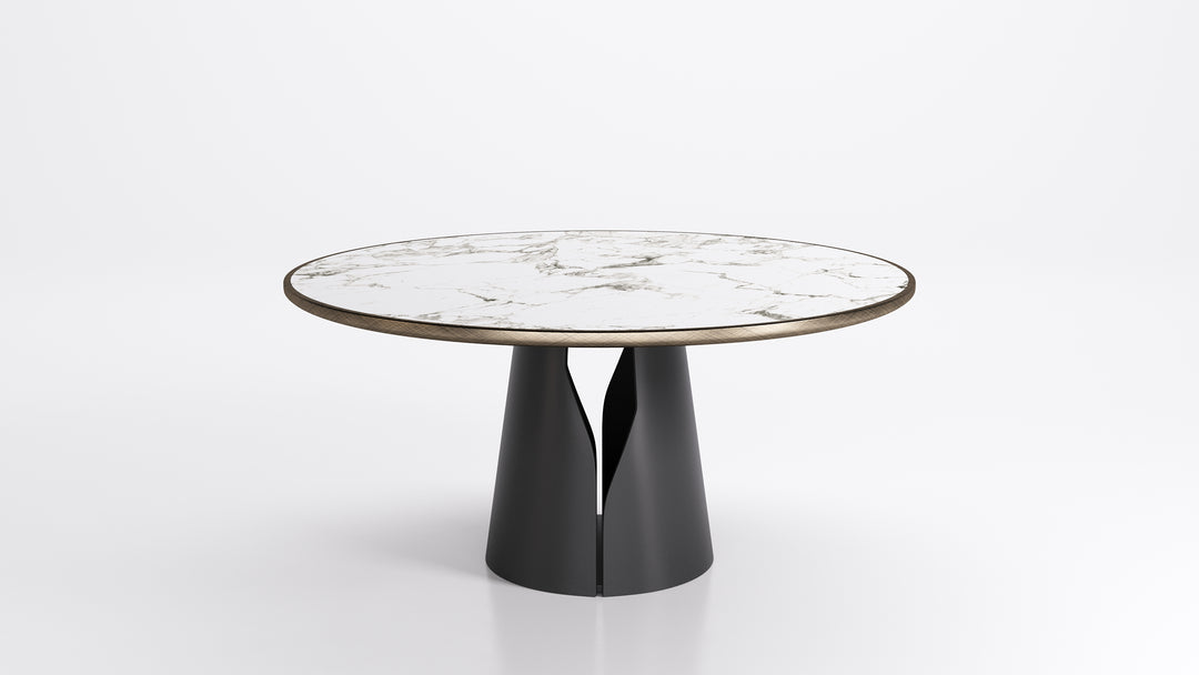 Giano Keramik Premium Round Dining Table Dining Table Cattelan Italia   