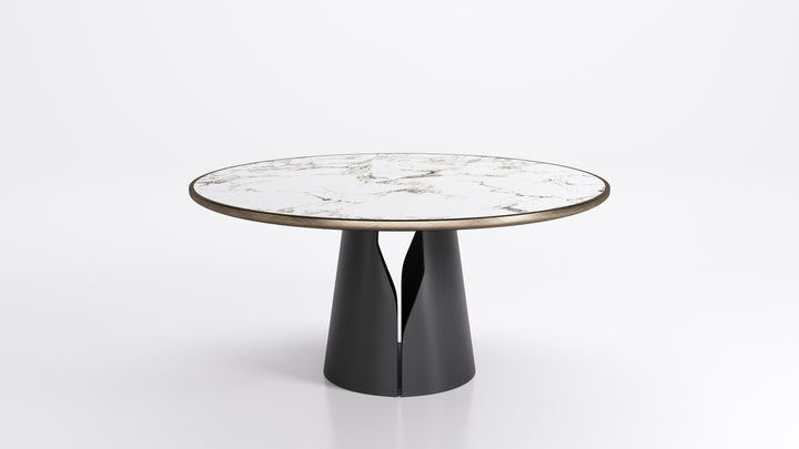 Giano Keramik Premium Round Dining Table Dining Table Cattelan Italia   