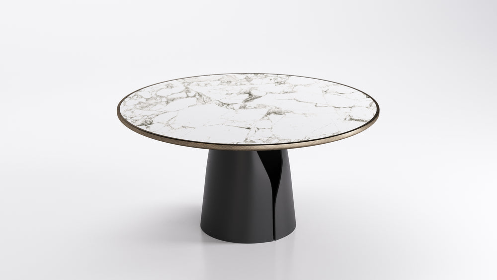 Giano Keramik Premium Round Dining Table Dining Table Cattelan Italia   