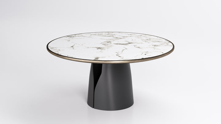 Giano Keramik Premium Round Dining Table Dining Table Cattelan Italia   
