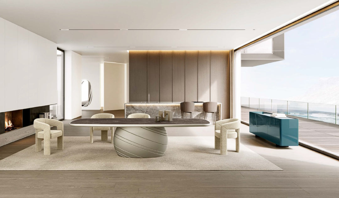 Giove King Dining Table Kitchen & Dining Room Tables Eforma