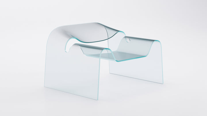Ghost Glass Chair Clear Arm Chairs, Recliners & Sleeper Chairs Fiam   