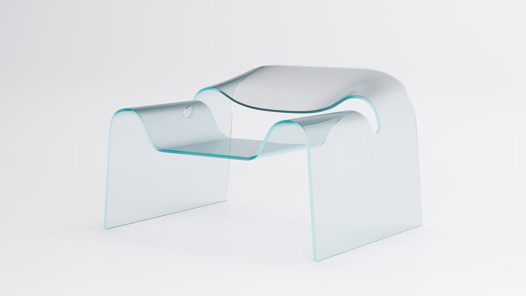 Ghost Glass Chair Clear Arm Chairs, Recliners & Sleeper Chairs Fiam   