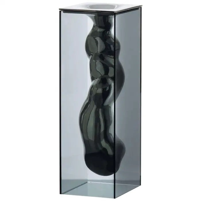 Angelo & Angela Vase Vases Glas Italia ANG01: L 7.8" x W 7.8" x H 23.6" White In Stock