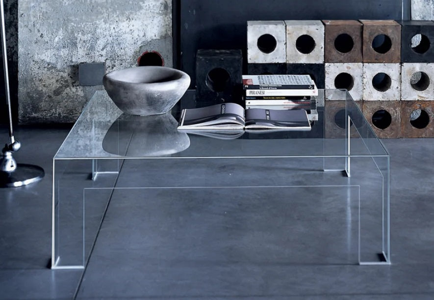 Atlantis Tavoli Bassi Square Coffee Table Table Glas Italia   