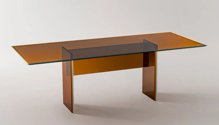 Bisel Dining Table Dining Table Glas Italia BIS04: L 86.6" x  W 35.4" x H 28.3" 2 Month Delivery 