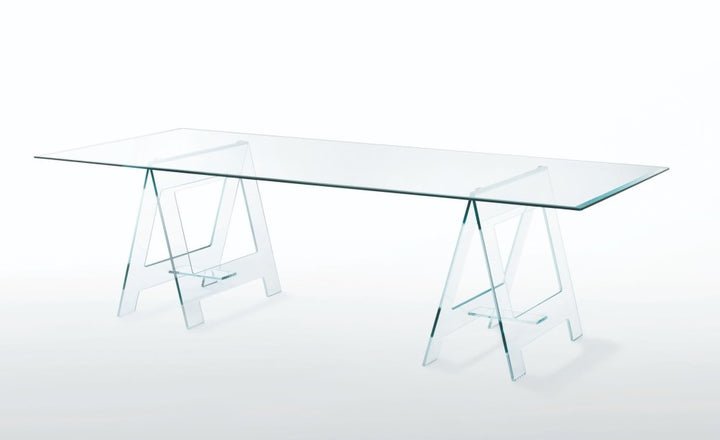 Don Cavalletto Dining Table Dining Table Glas Italia DOC01: L 118" x W 43.3" x H 28.3" 2 Month Delivery 