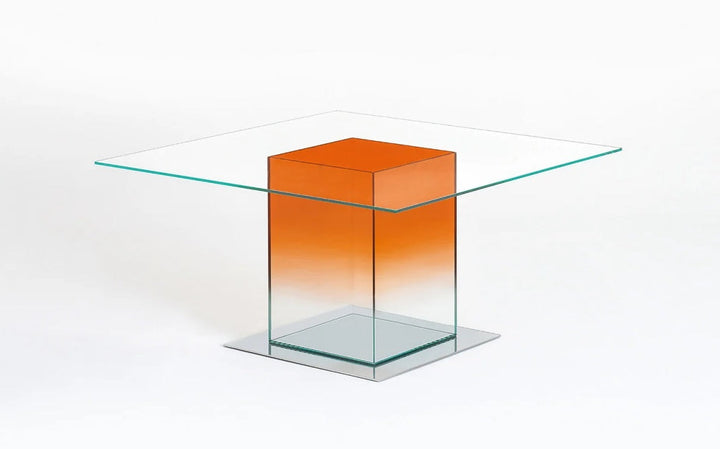 Donald Square Dining Table Dining Table Glas Italia DOA01: L 55.1" x W 55.1" x H 28.3 2 Month Delivery 