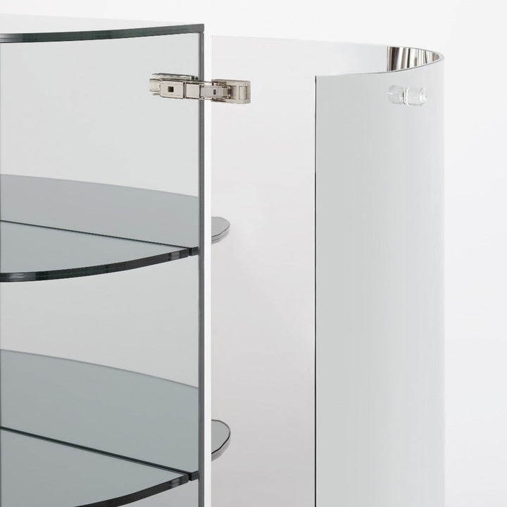 Oltralpe Mirrored Bar Cabinet Buffets & Sideboards Glas Italia   