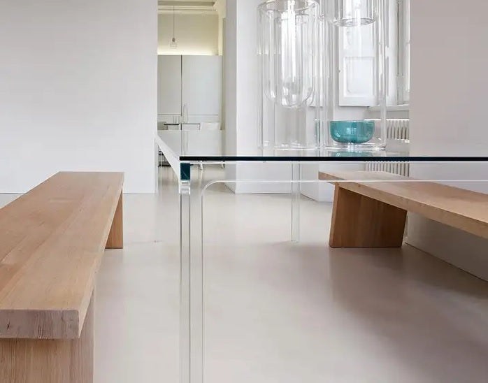 Oscar Rectangular Dining Table Dining Table Glas Italia   