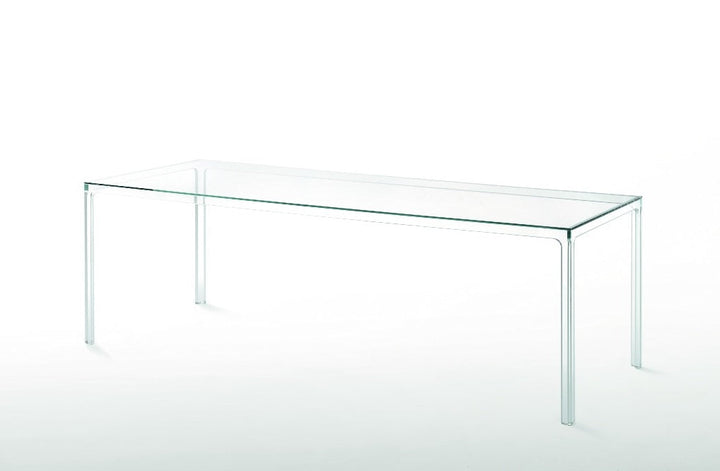 Oscar Rectangular Dining Table Dining Table Glas Italia OSC01: L 74.8" x W 35.4" x 29.1" In Stock 