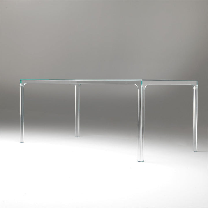 Oscar Rectangular Dining Table Dining Table Glas Italia OSC05: L 86.62" x W 35.44" x H 29.14" In Stock 