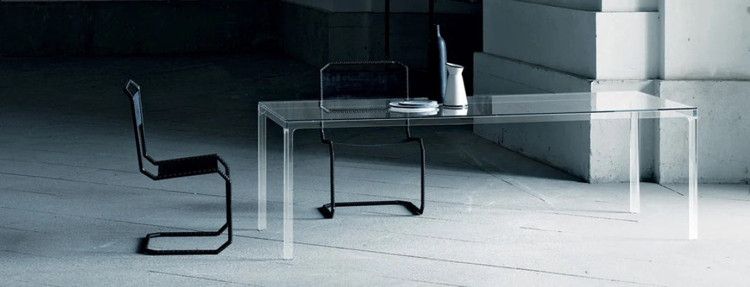Oscar Rectangular Dining Table Dining Table Glas Italia   