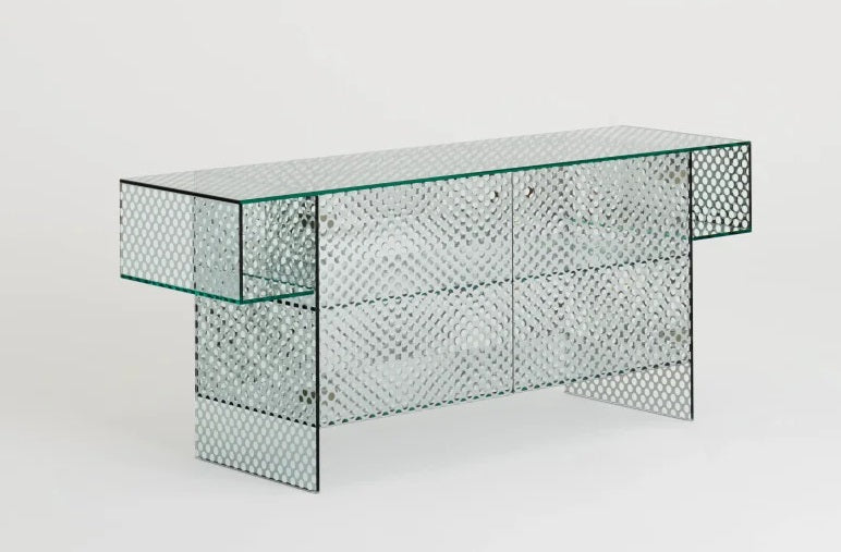 Robotin End Table Table Glas Italia ROB02: L 64.5" x W 20.7" x H 27.9" 2 Month Delivery 