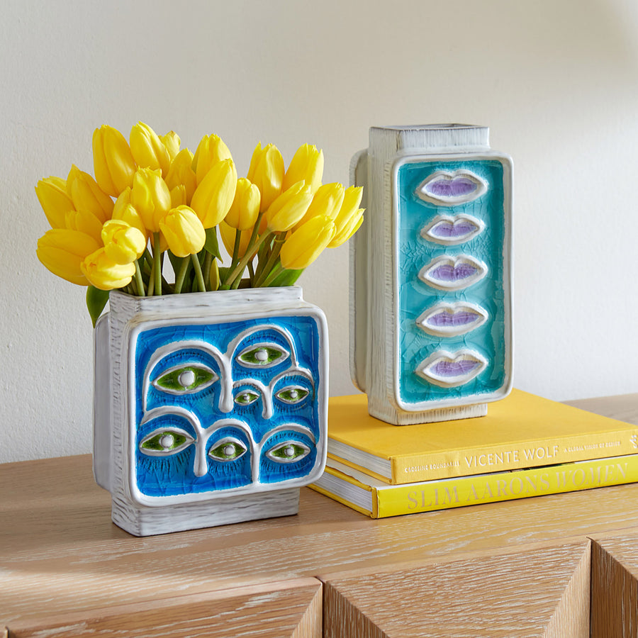 Glass Menagerie Eyes Vase Jonathan Adler