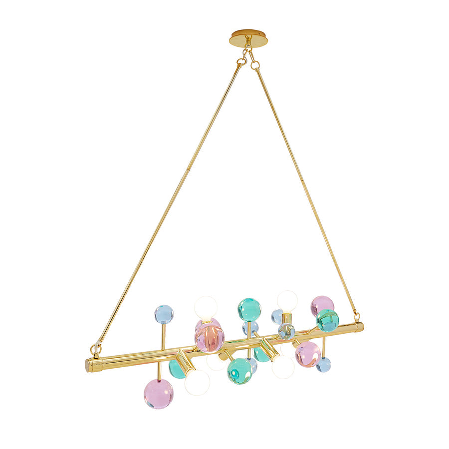 Globo Six-Light Linear Chandelier Jonathan Adler