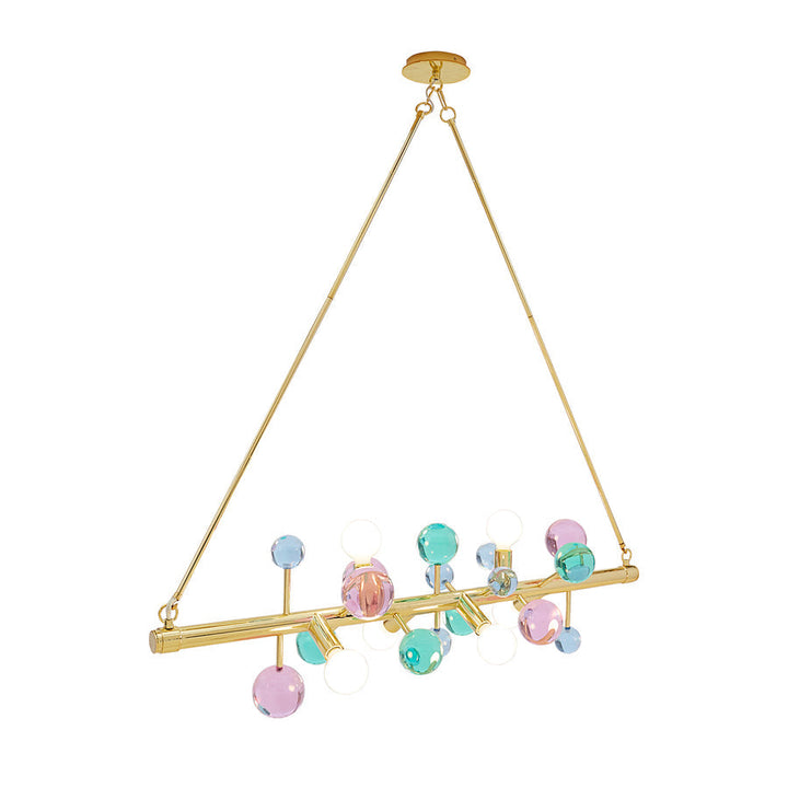 Globo Six-Light Linear Chandelier Jonathan Adler