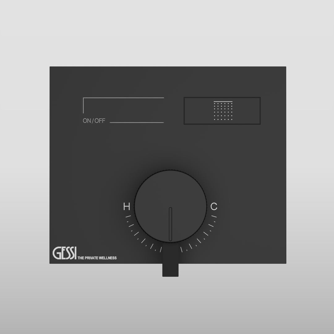 HI-FI Single Level Mixer Showers GESSI Chrome  