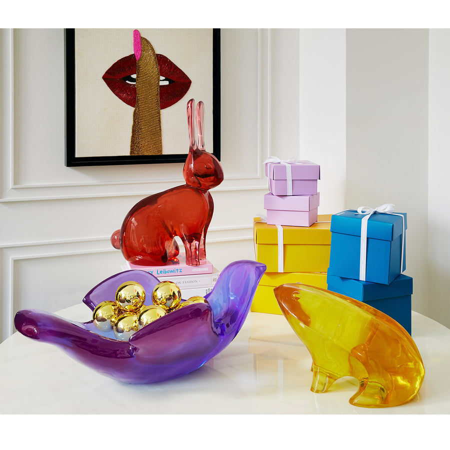 Acrylic Rabbit Objet Jonathan Adler