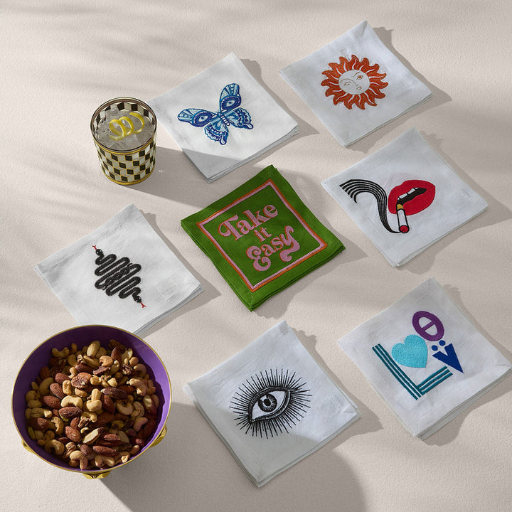 Sun Cocktail Napkins Jonathan Adler