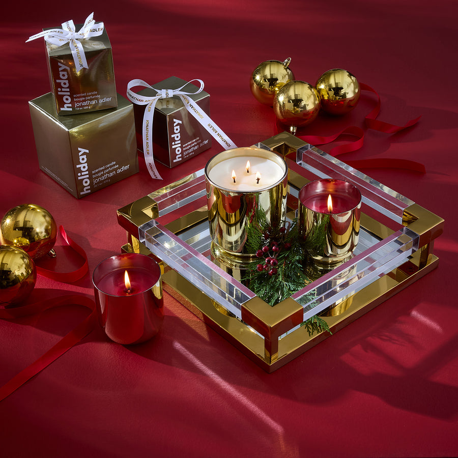 Pop Three-Wick Holiday Candle Jonathan Adler